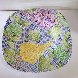 LA Ceramica VBC service plate with fruit theme
